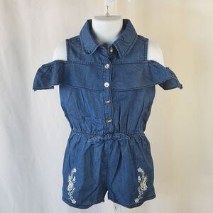 (GIRLS) Denim Romper